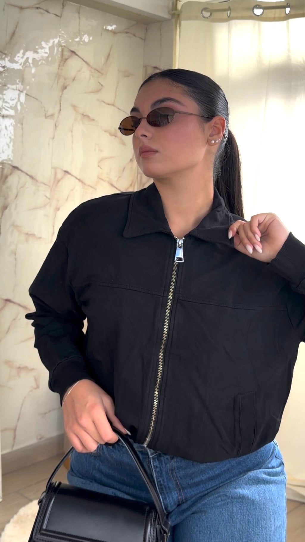 Full Zip Polo