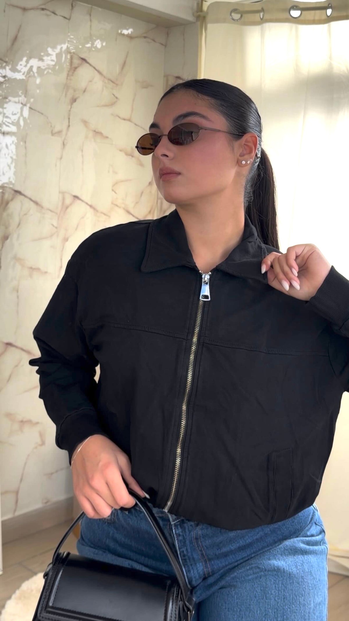 Full Zip Polo