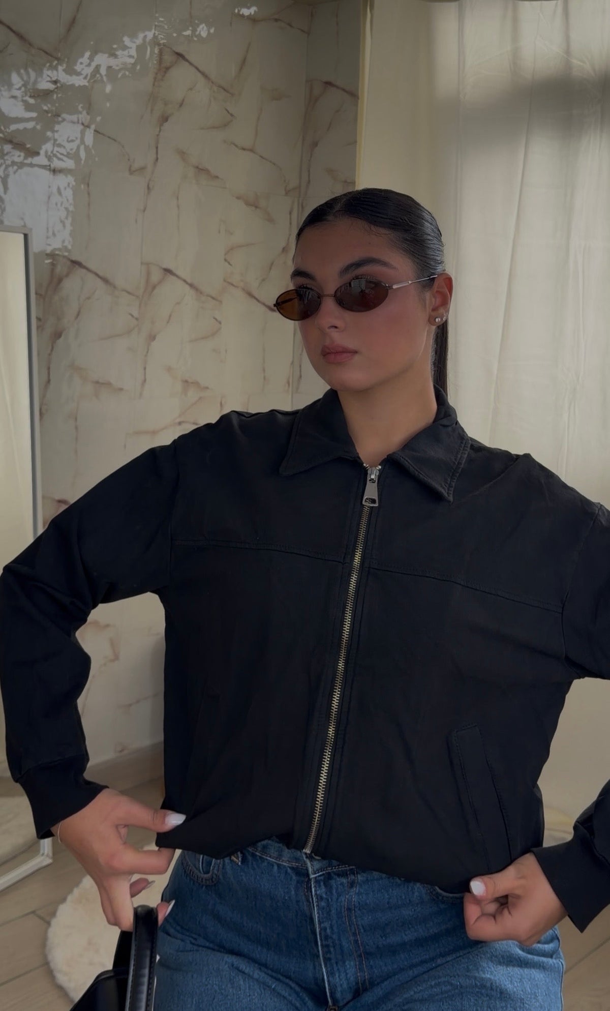 Full Zip Polo